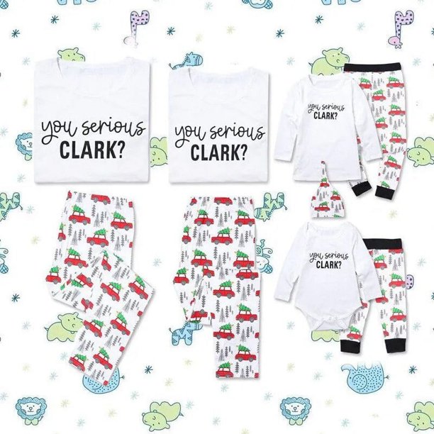 Conjunto de pijama de Navidad para adultos y niños, ropa de dormir de combinación familiar, novedad de 2020
