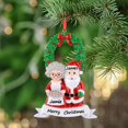 thumbnail image 5 of Maxora Personalized Christmas Ornament Christmas Gift for Grandma & Grandpa Mr. & Mrs.  Family of 2 Free Customize, 5 of 11