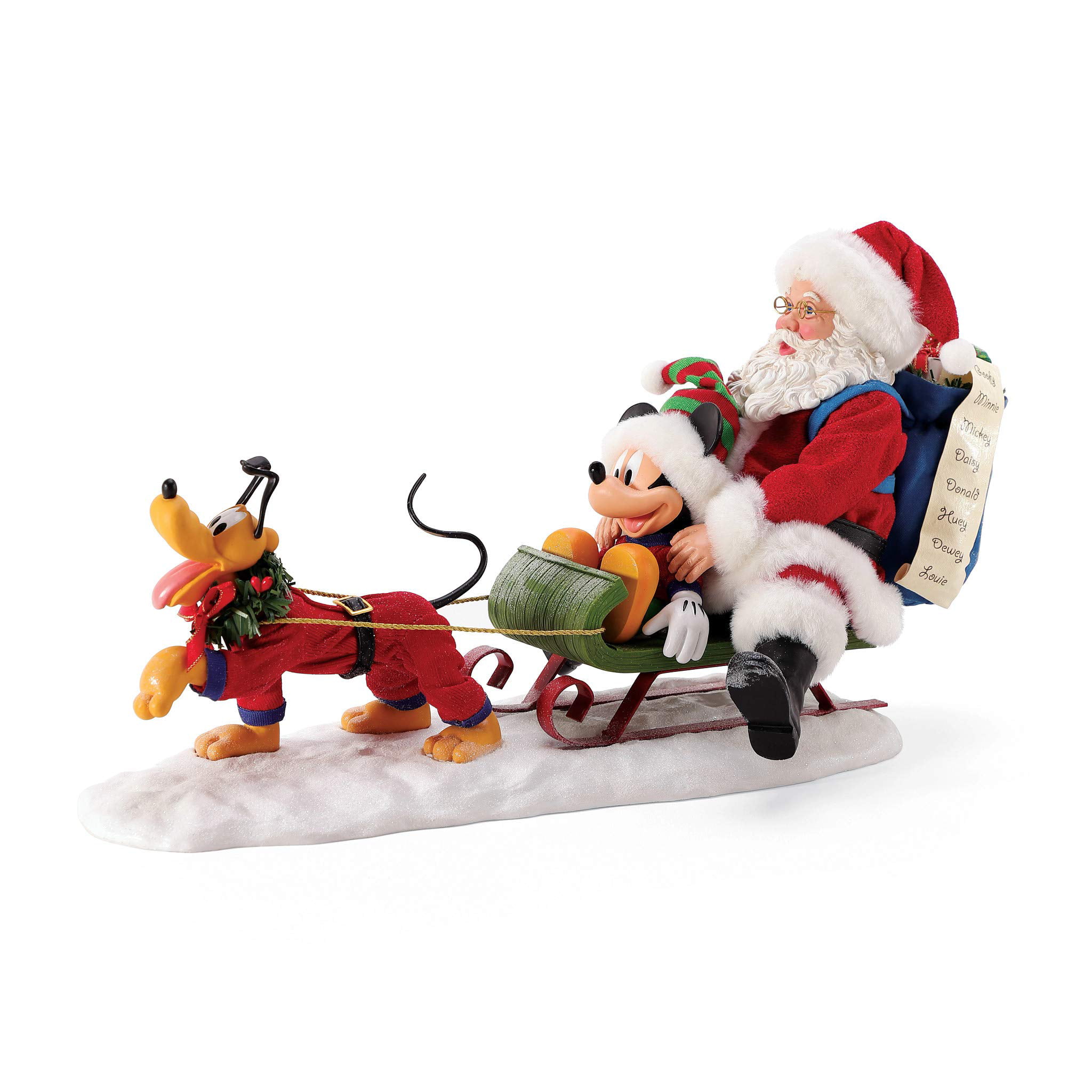 Department 56 Possible Dreams Disney Mickey Mouse, Pluto and Santa Out for  Deliveries Figurine, 8.5 Inch, Multicolor - Walmart.com
