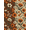 Orange, Pattern 2, variant on ODIKA 4' x 6' Machine Washable Non-Slip Area Rug, bohemian floral High Traffic Rug, Orange, 1144763