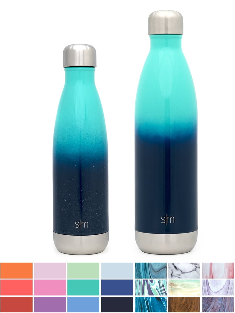 Simple Modern 25 oz Wave Water Bottle - Stainless Steel Hydro Swell ...