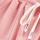 thumbnail image 4 of Puntoco Pantalones cortos de salón para mujer Pantalones cortos deportivos informales de verano con bolsillos sólidos para el hogar para mujer, 4 of 4