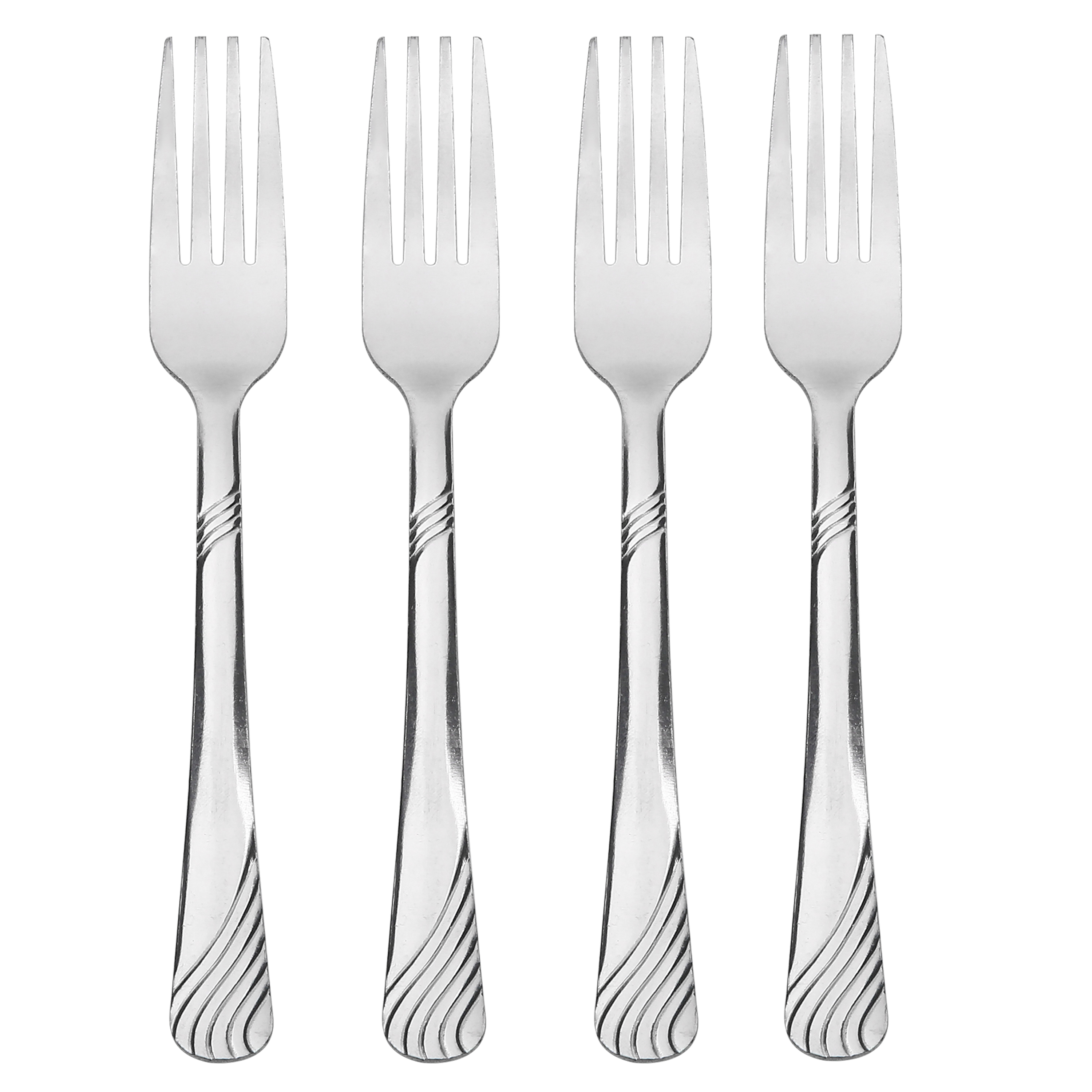 Set Your Table In Style With This Wallace Napoleon Bee 18/10 Stainless Steel Salad Fork Set Of Four!