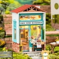 thumbnail image 1 of Casa de de DIY Casas de a en miniatura con luces para muebles Pntas de juguete para librería de CUTICAT Casa de muñecas en miniatura, 1 of 8
