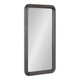 thumbnail image 1 of Kate and Laurel Pao Modern Rounded Rectangular Wall Mirror, 17 x 32, Gray, Decorative Industrial Tall Wood Mirror with Radius Corners for Vertical or Horizontal Display, 1 of 8