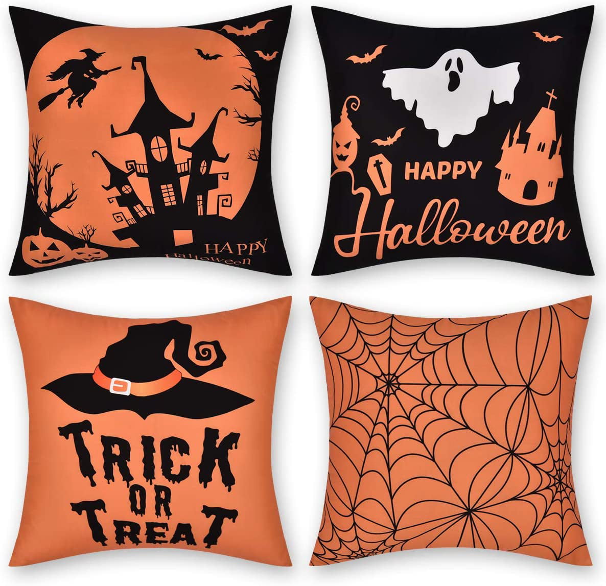 trick or treat cushion cover, Halloween cushion cover