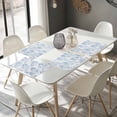 thumbnail image 4 of Placemats Set of 4, Blue Hydrangea Placemats Set of 4, Spring Flower Leaf Tablemats Washable Placemat Table Decoration for Kitchen Table Dinner Party Home Decor Indoor Outdoor 13x19 Inch, 4 of 8