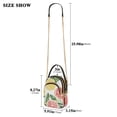 thumbnail image 2 of FORMRS Crossbody Bag for Women Quilted Travel Shoulder Cell Phone Purse with Chain Strap Handbag, Candy Grapefruit, 2 of 7