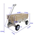 thumbnail image 2 of CQSXDA Versatile Outdoor Carriage Features Wooden Railings And Solid Tires Perfect For All Terrains In Your Garden, 2 of 8