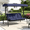 Blue, variant on Arlopu 3 Person Porch Swing Outdoor Swing Chair with Adjustable Canopy & Cushions for Backyard Garden, Beige