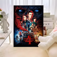 thumbnail image 3 of S-Stranger T-Things Tv Self-adhesive Art Poster Decoracion Painting Wall Art White Kraft Paper Home Decor, 3 of 5