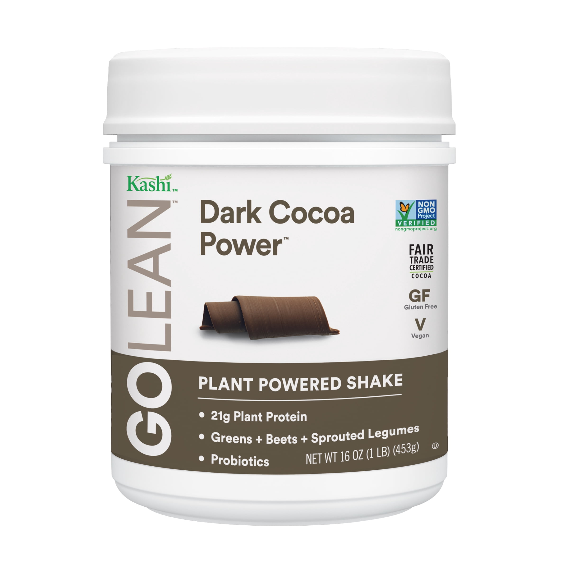 Kashi Golean Dark Cocoa Power Plant Powered Shake 16 Oz Canister Walmart Com Walmart Com