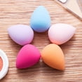 thumbnail image 3 of Zodaca Women's Makeup Face Foundation Sponge Puff Flawless Coverage Droplet Shape [2.37 x 1.58]" - Purple, 3 of 3