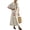 Pink, variant on Dress for Women V-Neck Half Sleeve Striped Patch Pocket Kaftan Maxi Casual Boho Beach Cover Up Dresses Blue L