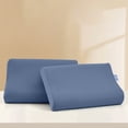 thumbnail image 6 of Kbndieu Waterproof Emulsion Pillowcase Fabric Pillow Covers Dormitory Home Decorative Pillowcases, Blue, 6 of 6