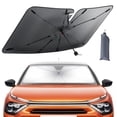 thumbnail image 1 of Parasol para parabrisas de coche Lamicall, 52 x 31 cm, bloque UV, 1 of 7