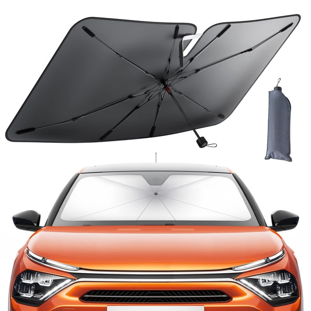 Parasol para parabrisas de coche Lamicall, 52 x 31 cm, bloque UV