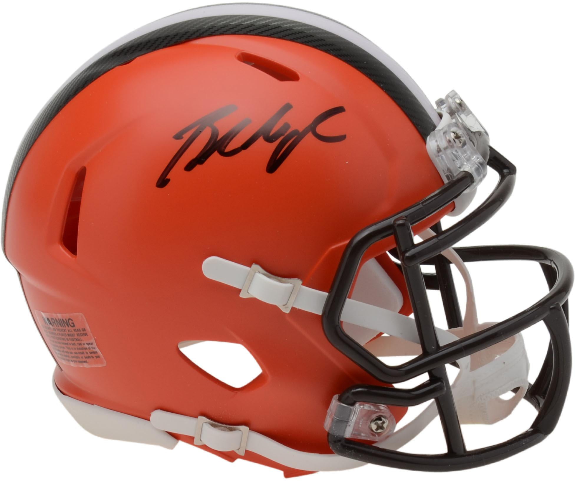  Baker  Mayfield  Cleveland Browns Autographed Riddell Speed 