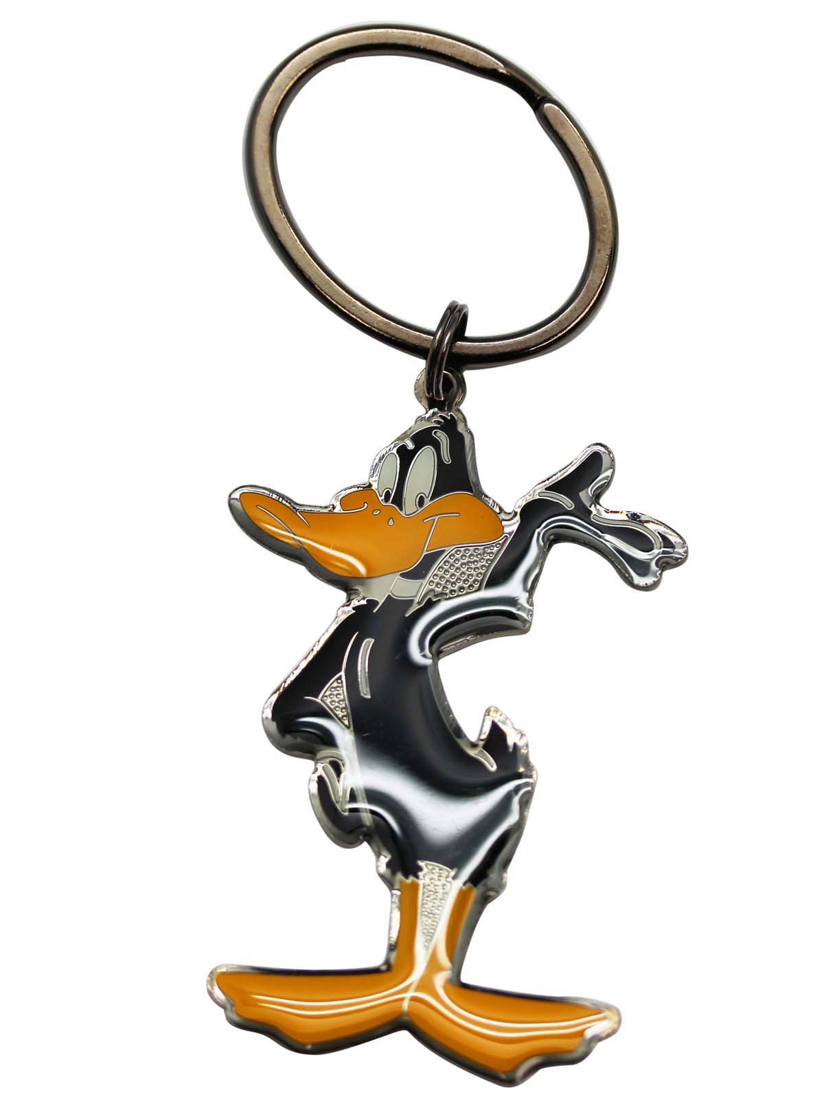 Full Color Daffy Duck Charm Keyring Keychain