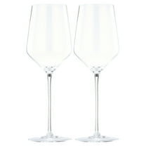 Hand Blown Crystal Wine Glasses, 13 oz, Set of 2, Premium Crystal
