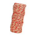 thumbnail image 1 of Cuerda de hilo multiusos resistente para decoración de cajas de regalo, cuerda decorativa para envolver regalos Madera roja, 1 of 9