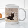 thumbnail image 3 of CafePress - Honey Badger Mugs - 11 oz Ceramic Mug - Novelty Coffee Tea Cup, 3 of 4