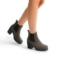 thumbnail image 5 of BURUDANI Women Fall Chunky-Heel Chelsea Ankle Booties Slip-On Elastic High-Heeled Boots, 5 of 6