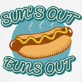 thumbnail image 3 of CafePress - Sun's Out Buns Out Sweatshirt - Crew Neck Sweatshirt, 3 of 4
