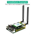 thumbnail image 3 of 4G 3G LTE WWAN Modem Mini PCI-E MPCIe Module Sans Fil Adaptateur, 3 of 5