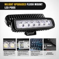 thumbnail image 6 of Nilight JK-52A 07-18 Rear Compatible for 2007-2018 Jeep Wrangler JK,Rock Crawler Bumper with Hitch Receiver & 2X Upgraded 40W LED Lights Off Road Textured Black,2 Years Warranty, 6 of 9