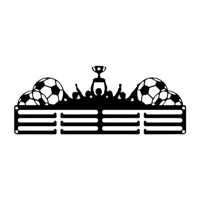 Percha para exhibición de medallas, soporte de pared resistente para placas de gimnasia, premios deportivos 30x12cm