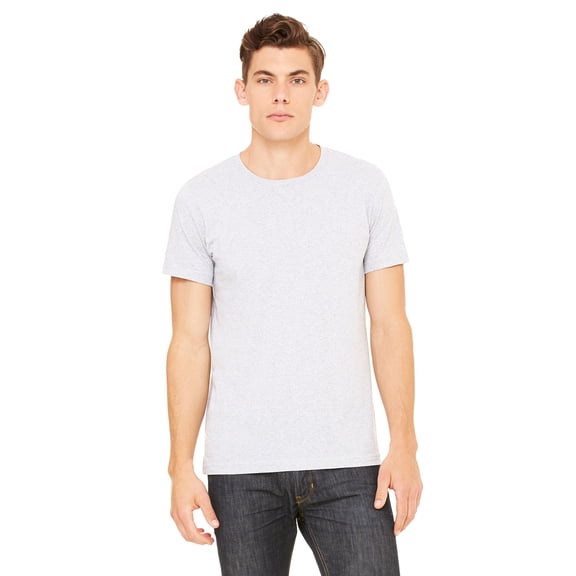 JustBlanks Mens Womens Crew Neck Tee American Made Lightweight Cotton