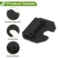thumbnail image 5 of Unique Bargains 1Set Sun Visor Repair Kit for Dodge for Ram 1500 2019-2023 Aluminum Alloy Black Sun Visor Clip Replacement Fix, 5 of 6