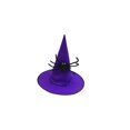 thumbnail image 1 of Qarigey Sombreros de para Halloween, gorros de mago Unisex, disfraz de Cosplay, sombrero transpirable, vestido elegante a prueba de sudor para Disfraces de disfraces Violeta Qarigey AP012573-03, 1 of 6