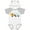 White & Heather w/ Ears, variant on Inktastic Tow Truck Construction Boys Baby Bodysuit