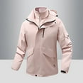 thumbnail image 6 of IYTR Men's Winter Jacket Warm Fleece Lined Windproof Outdoor Hiking Jacket with Hood Thicken Snow Coat Green Pink XXXXL, 6 of 7