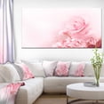 thumbnail image 1 of Beautiful Rose In Magic Light - Portrait Canvas Art Print, 1 of 4