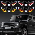thumbnail image 2 of Solar Demon Eye LED Car Window Light, Dynamic Windshield Ambient Lamp Solar and USB Powered Flicker Signal Warning Lights for SUV, Truck RV, 2 of 9