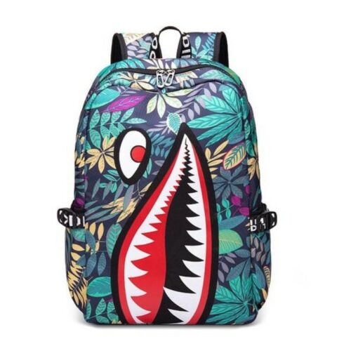 Shark Cartoon Gym Bag