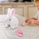 thumbnail image 5 of Conejo de peluche eléctrico que camina, juguete de peluche que graba y repite. Blanco, 5 of 8