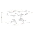 thumbnail image 5 of East West Furniture Dining Room Set Oak, VAPO9-OAK-C, 5 of 6