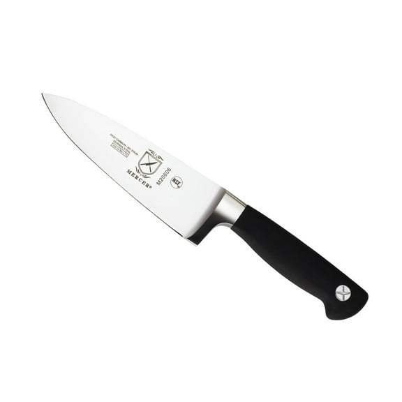 Mercer Culinary Genesis Steel 6" Chef's Knife, Black