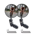 thumbnail image 1 of Universal Bike Rear View Mirrors with Foldable Design – Enhanced Visibility Convex Lens for Mountain & Road Bikes, Durable Easy-Install Cycling Safety Gear, 036 Model (Pair in Box), 1 of 5