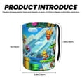 thumbnail image 3 of Saiise Mario Print Car Trash Can Bin for Back Seat Leak Proof, Trash Bag Hanging,for SUV Truck Van, Automotive Vehicle Garbage Cans Front Seat, 3 of 7