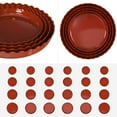 thumbnail image 6 of Joernso 10Pcs Plastic Flower Pot Drip Trays Indoor Outdoor Lace Creative Planter Saucers, 6 of 8