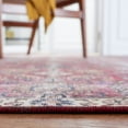 thumbnail image 5 of SAFAVIEH Tucson Julia Traditional Machine Washable Runner, 2'6" x 8', Red/Beige, 5 of 9