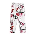 thumbnail image 5 of Junzan Cherry Blossoms Women'S Pajama Pants Drawstring Comfy Sleep Bottoms With Pockets, 5 of 9