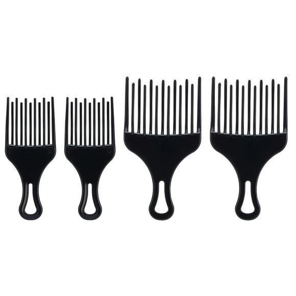 4pcs Hair Pick Comb Detangle Wig Braid Pick Hair Lift Comb Hair Styling Comb