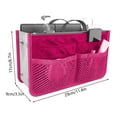 thumbnail image 4 of Muyoka Bolsa de inserción organizadora de 20L, bolsa de poliéster de gran capacidad con forro cosmético, bolso de inserción de viaje multicolor Muyoka Hogar, 4 of 7