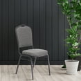 thumbnail image 7 of National Public Seating 9300 Series Deluxe Upholstered Banquet Chairs, Natural Graystone/Black, Pack Of 2 Chairs, 7 of 7